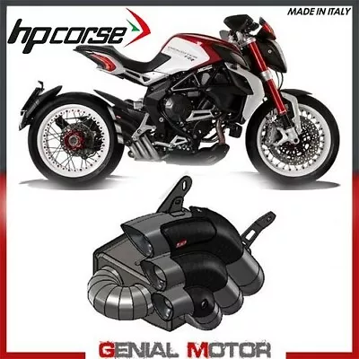 Exhaust Hp Corse Hydrotre Satin CCb Mv Agusta Dragster 800 2014 > 2017 • $1042.07